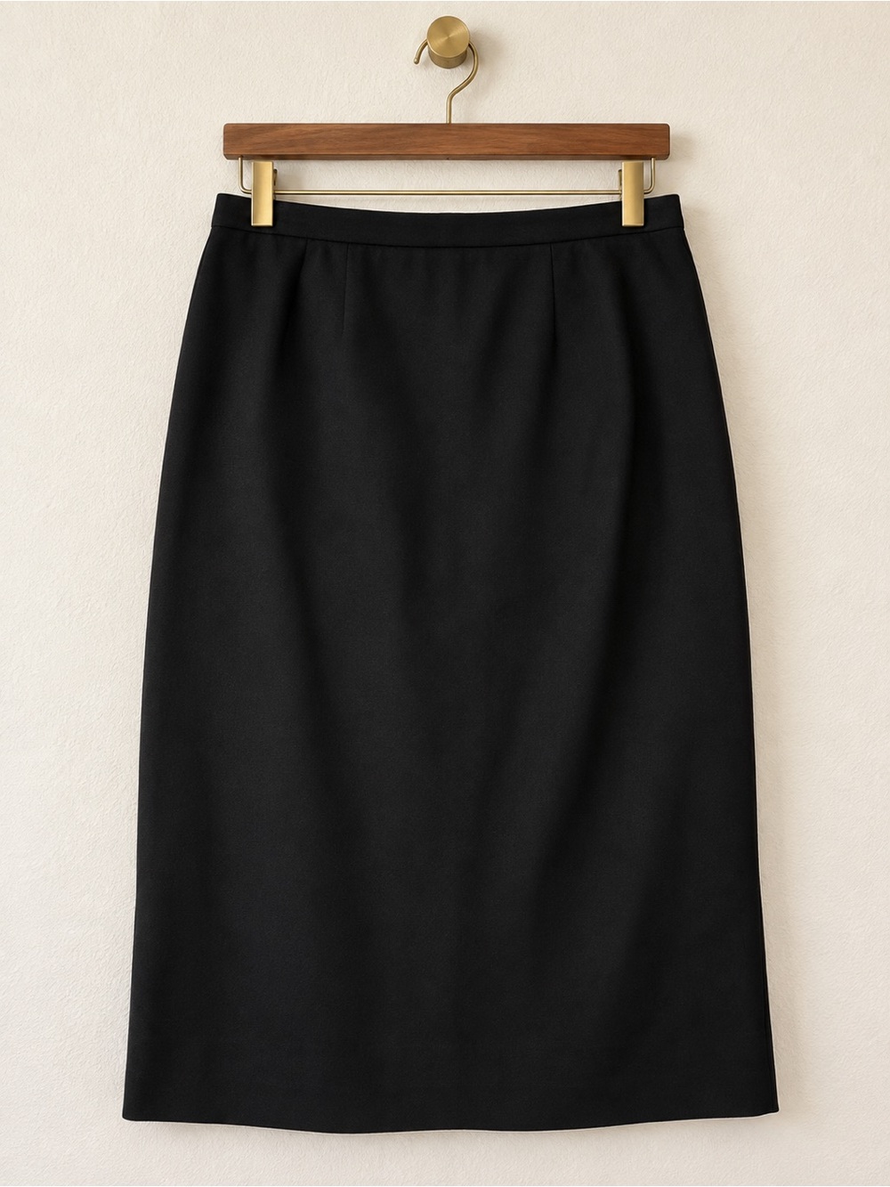 Jones New York Essentials Black Midi Pencil Skirt Size 16